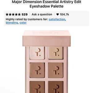 BNIB PATRICK TA
Major Dimension Artistry Edit
Eyeshadow Palette in LIGHT CLAIR